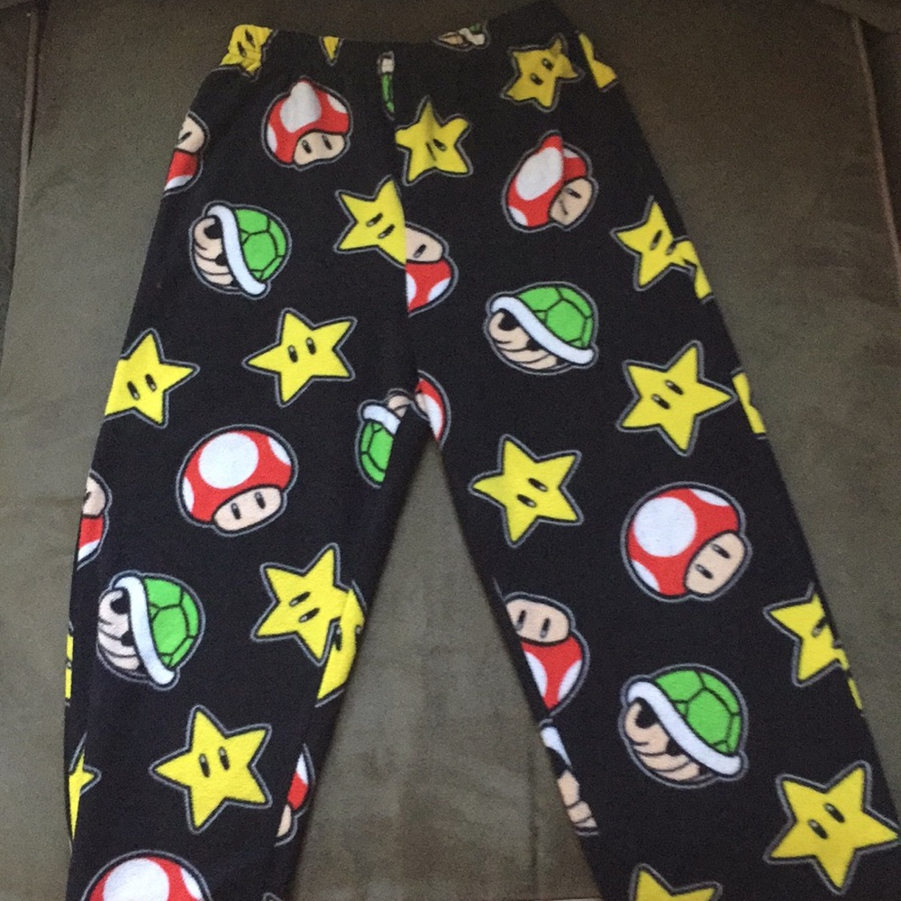 Mario Brothers boys flannel pajama pants